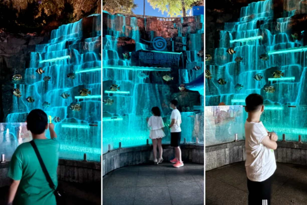 青岛荧光瀑布落幕，神笔生物“深海精灵”奔赴更广阔场景